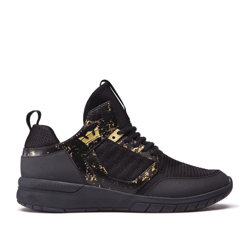 Zapatillas Supra Argentina Hombre - METHOD Negras / Doradas (XTSYE-5127)